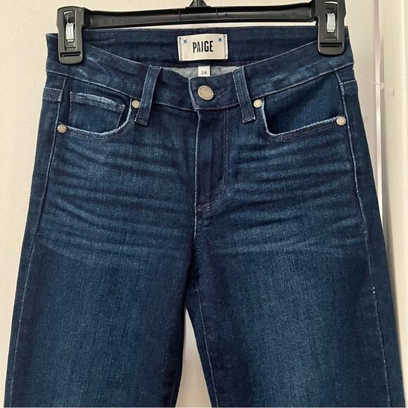 Paige High‑Rise Manhattan Bootcut Jean Size 24 - Picture 6 of 9